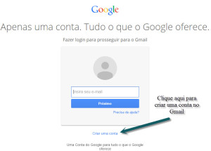 Registrar uma conta no Gmail